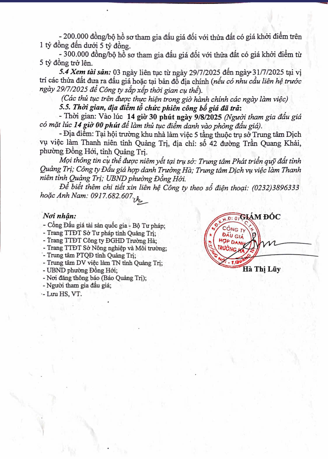 thông báo 2